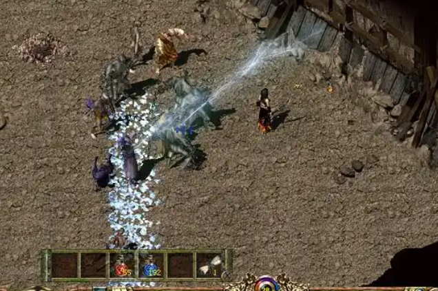 游戏将战士法师道士三重技术体系完美交融于单一之中